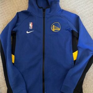 Nike Blue Dri-FIT GS Warriors Hoodie